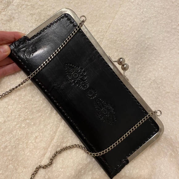 Leather folk purse - Picture 3 of 8